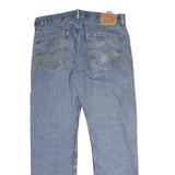LEVI'S 505 Mens Jeans Blue Regular Straight Denim Medium W34 L30 Classic Fit