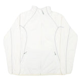 BERGHAUS Womens White Polyester Blend Zip-Up Jacket L Outdoor Lightweight