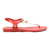 MEL Strappy Sandals Red Synthetic Womens UK 5