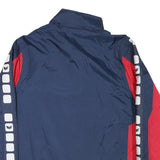 ERIMA Mens Blue & Red SC Cham Zip Jacket L Polyester Blend Sportswear