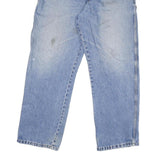 DICKIES Mens Jeans Blue Regular Straight Denim Light W38 L30 Workwear Zip