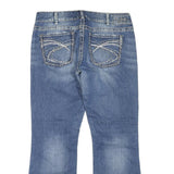 SILVER Womens Jeans Blue Regular Bootcut Denim Medium W36 L30 Embroidered