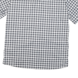 ODLO Mens Black & White Check Shirt 2XL Polyester Blend Casual Short Sleeve