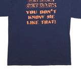 RUSSELL ATHLETIC Mens Navy Class Of 2005 Graphic T-Shirt XL Short Sleeve Crew
