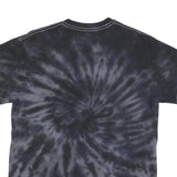 DEF LEPARD Womens Black Tie Dye Graphic T-Shirt M Short Sleeve Crew Neck Vintage