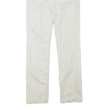 LEVI'S 519 Mens Cotton Blend White Slim Straight Trousers W30 L34 Stylish