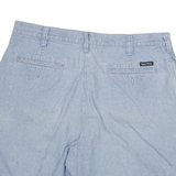 NAUTICA Mens Shorts Blue Casual Plain XL W34 Cotton Blend Lightweight