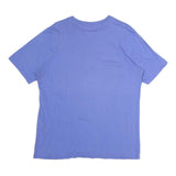 NAUTICA Mens Blue Graphic T-Shirt S Short Sleeve Crew Neck Cotton Comfortable