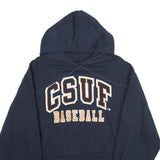 BADGERSPORT Mens Navy CSUF Baseball Hoodie M Cotton Pullover