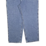CARHARTT Mens Regular Fit Blue Denim Jeans W46 L32 Workwear Relaxed Cotton Blend
