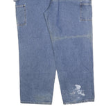 CARHARTT Mens Regular Fit Blue Denim Jeans W46 L32 Workwear Relaxed Cotton Blend