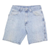 WRANGLER Mens Shorts Blue Casual Denim L W34 Workwear Pockets