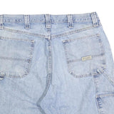 WRANGLER Mens Shorts Blue Casual Denim L W34 Workwear Pockets