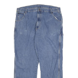 DICKIES Mens Regular Blue Denim Jeans W38 L30 Workwear Zip Closure