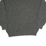 N/A Mens Grey V Patterned V-Neck Basic Knit Jumper XL Cotton Blend Classic