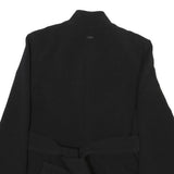 ARMANI EXCHANGE Womens Black Button Jacket S Polyester Blend Tailored Plain