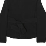 ARMANI EXCHANGE Womens Black Button Jacket S Polyester Blend Tailored Plain