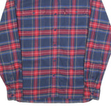 LEVI'S Mens Blue & Red Check Cotton Shirt M Long Sleeve Casual Button-Up