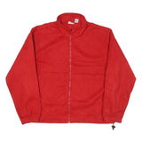 MTAPRO Mens Red Jacket L Polyester Blend Plain Zip Casual Wear Outerwear