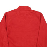 MTAPRO Mens Red Jacket L Polyester Blend Plain Zip Casual Wear Outerwear