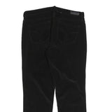 CALVIN KLEIN JEANS Womens Cotton Blend Black Slim Slim Leg Trousers W34 L30