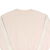 CHAMPION Womens Pink Pullover Crew Neck S Cotton Blend Jersey Sweatshirt Casual