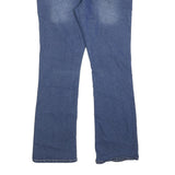 FADED GLORY Womens Blue Regular Fit Straight Denim Light Wash Jeans W32 L32