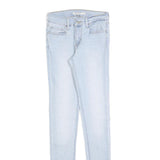 LEVI'S 710 Womens Jeans Blue Slim Skinny Denim Light W27 L32 Stretch Cotton