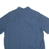 WOOLRICH Mens Blue Patterned Cotton Shirt XL Casual Summer Style