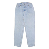 LEVI'S 550 Womens Light Blue Relaxed Tapered Denim Medium W32 L33 Cotton Zip