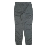 CARHARTT Mens Cotton Blend Grey Slim Straight Trousers W30 L32 Workwear Durable