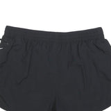 NIKE Womens Black Running Shorts M W30 Sportswear Polyester Blend Lightweight