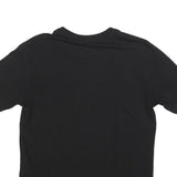 LOVE MOSCHINO Womens Black Graphic T-Shirt M Short Sleeve Crew Neck Cotton Blend