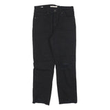 LEVI'S 724 Womens Jeans Regular Straight Denim Dark W29 L24 Distressed