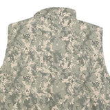 ARMY RESERVE Mens Green & Beige Digital Camouflage Sleeveless Jacket S Polyester