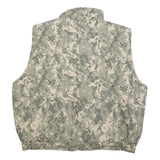 ARMY RESERVE Mens Green & Beige Digital Camouflage Sleeveless Jacket S Polyester