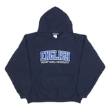DUBWEAR CLOTHING Womens Navy Blue English Mount Royal University Hoodie XL