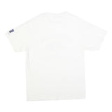 PORT & COMPANY Mens White Nevada Graphic T-Shirt L Short Sleeve Crew Neck