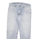 LEVI'S 615 02 Mens Jeans Light Blue Regular Straight Denim W35 L29 Zip Cotton