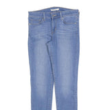 LEVI'S 711 Womens Slim Blue Denim Light W28 L32 Stretch Cotton Blend Jeans