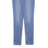 LEVI'S 711 Womens Slim Blue Denim Light W28 L32 Stretch Cotton Blend Jeans