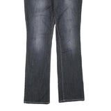 GUESS JEANS Womens Blue Regular Straight Denim Medium W36 L33 Zip Closure