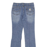 CARHARTT Womens Jeans Blue Classic Flared Denim Medium W32 L34