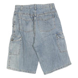 JOHN KAIN JEANS Mens Blue Cargo Cotton Blend M W30 Casual Shorts