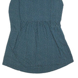 FAT FACE Womens Blue & White Polka Dot Day Dress Cotton Blend Long Sleeve UK 10