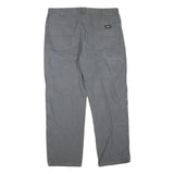 DICKIES Mens Jeans Grey Regular Straight Denim W40 L32 Workwear Utility