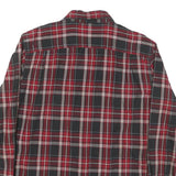CARHARTT Mens Red & Black Check Shirt L Casual Workwear Button Down Cotton Blend