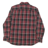 CARHARTT Mens Red & Black Check Shirt L Casual Workwear Button Down Cotton Blend