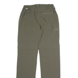 REGATTA Womens Polyester Green Regular Zip Trousers W25 L30 Outdoor Hiking