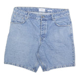 RESERVED Mens Shorts Blue Denim Casual L W36 Cotton Blend Comfortable Fit